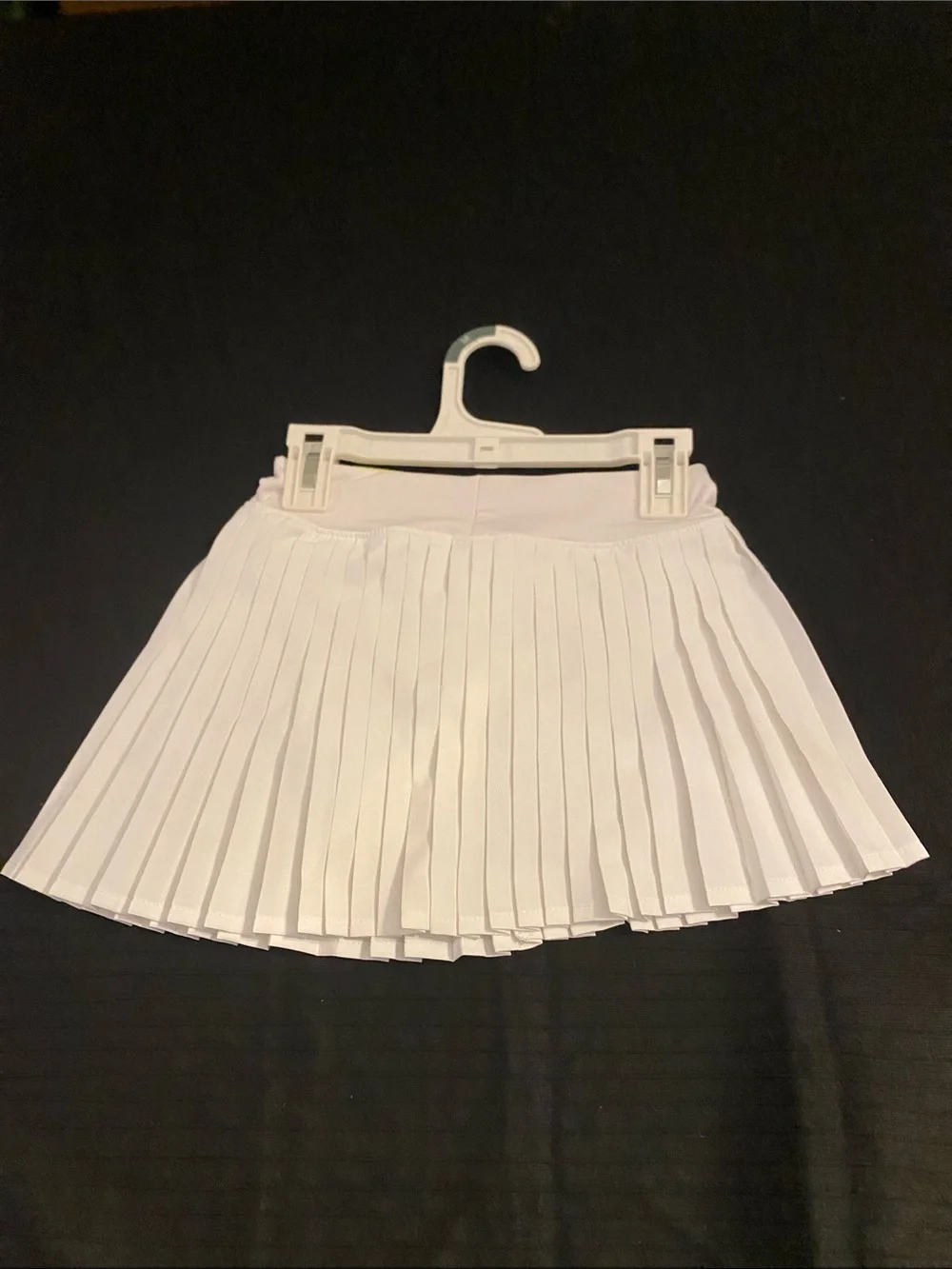 all in motion White Pleated Mini Skirt